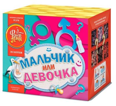 Мальчик или девочка М Фейерверк купить в Сосногорске | sosnogorsk.salutsklad.ru